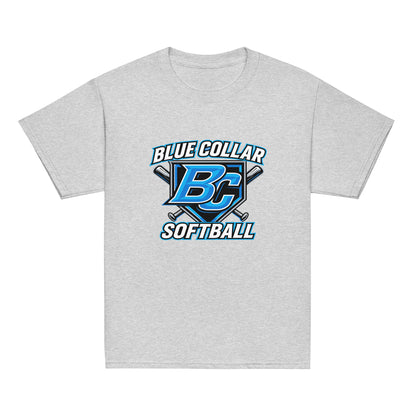 Classic | Youth T Shirt | Blue Collar Softball 2034 | Shield Logo