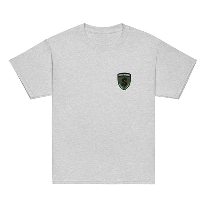 Classic | Youth T Shirt | The Lowest Bidders | Shield Logo