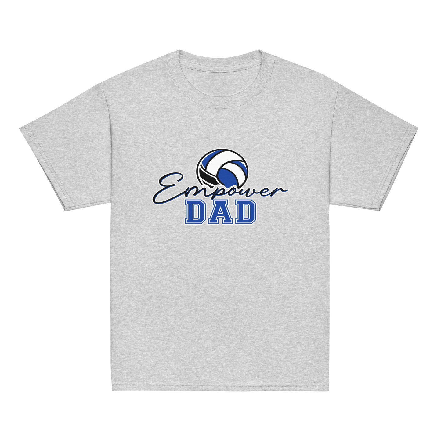 Classic | Youth T Shirt | Empower Volleyball Club | Dad Crest Logo