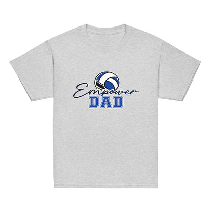 Classic | Youth T Shirt | Empower Volleyball Club | Dad Crest Logo