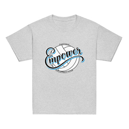 Classic | Youth T Shirt | Empower Volleyball Club | Emblem Logo