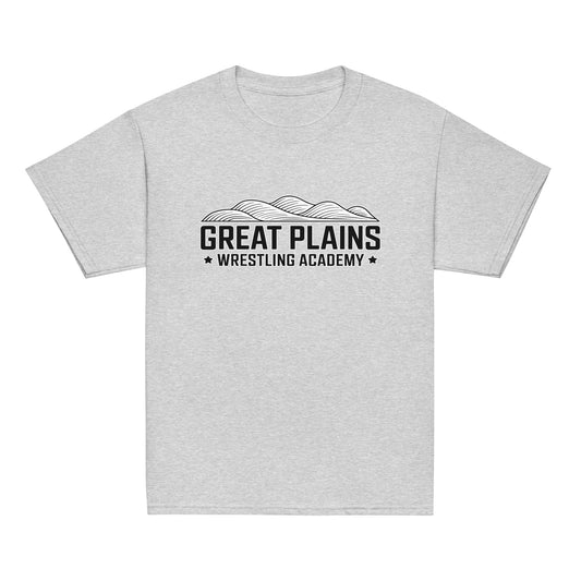 Classic | Youth T Shirt | Great Plains Wrestling Academy | Crest Logo