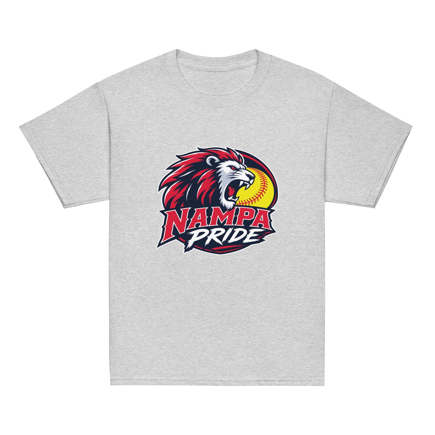 Classic | Youth T Shirt | Nampa Pride | Lion Crest Logo