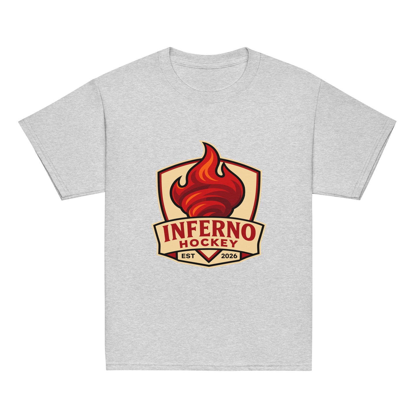 Classic | Youth T Shirt | Inferno Hockey | Crest Logo