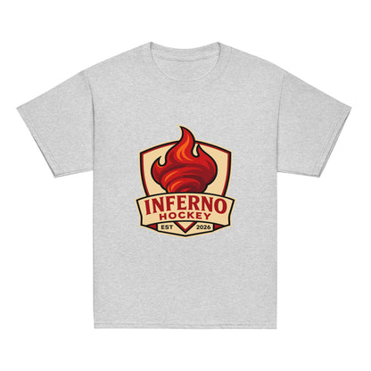 Classic | Youth T Shirt | Inferno Hockey | Crest Logo