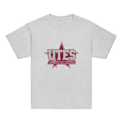 Classic | Youth T Shirt | Utes Allstar Cheer | Crest Logo