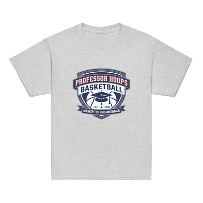 Classic | Youth T Shirt | Professor Hoops Basketball | Crest Logo