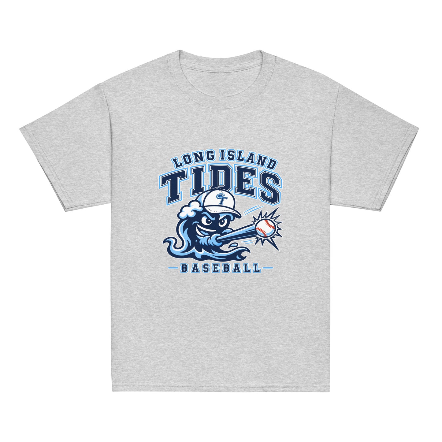 Classic | Youth T Shirt | Long Island Tides Baseball | Valor Logo