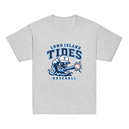 Classic | Youth T Shirt | Long Island Tides Baseball | Valor Logo