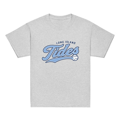 Classic | Youth T Shirt | Long Island Tides Baseball | Athletics Logo