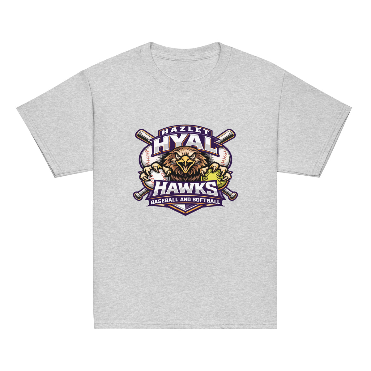 Classic | Youth T Shirt | HYAL Hawks | Emblem Logo