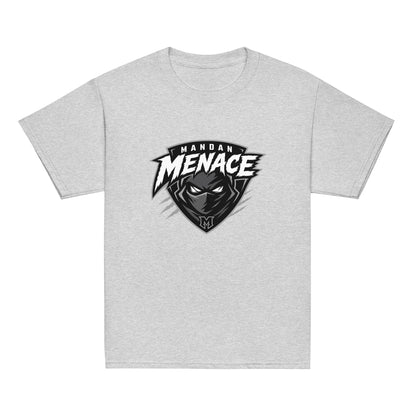 Classic | Youth T Shirt | Mandan Menace | Shield Logo