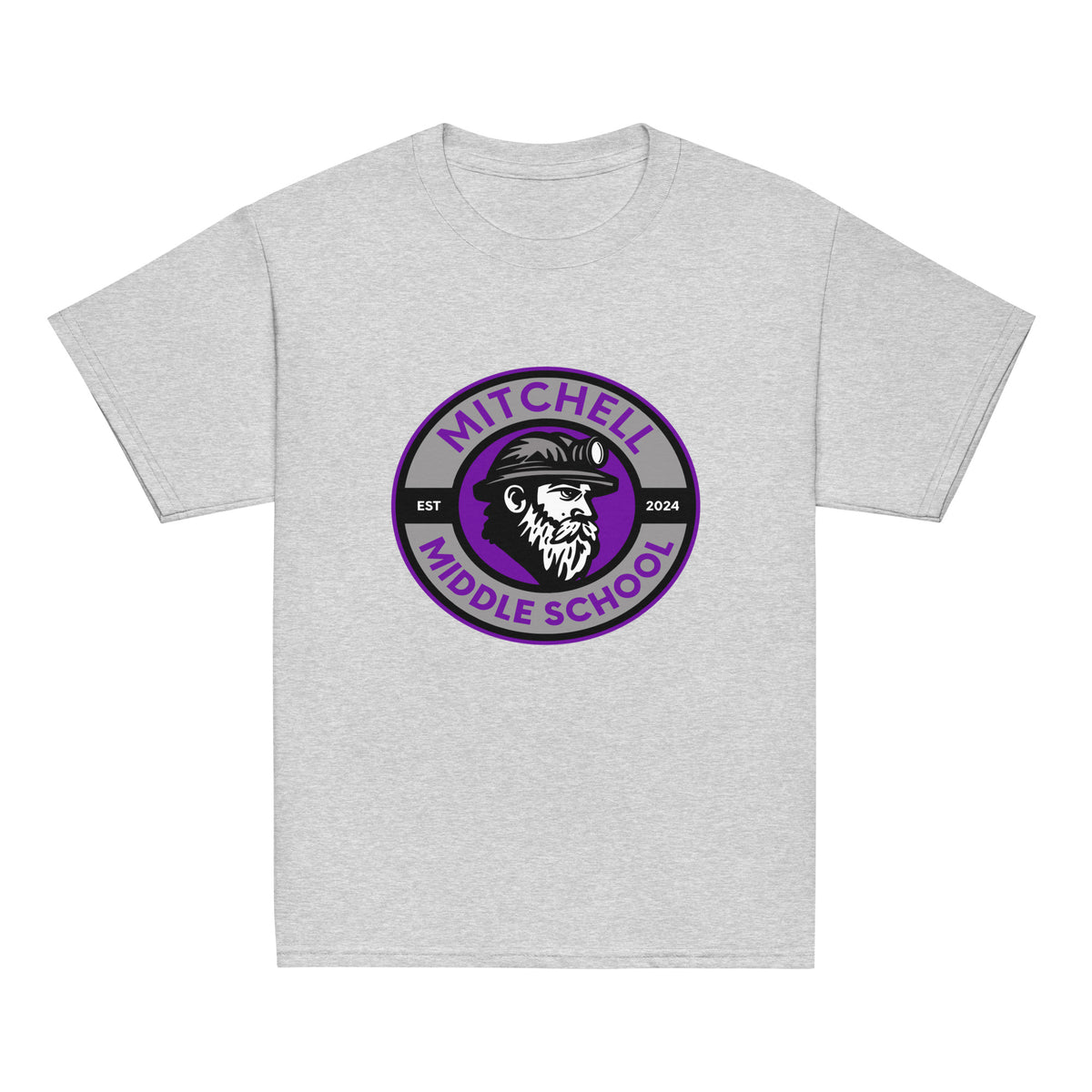 Classic | Youth T Shirt | Mitchell Middle School Softball | Badge Logo