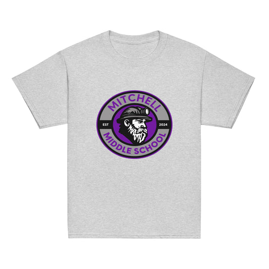 Classic | Youth T Shirt | Mitchell Middle School Softball | Badge Logo