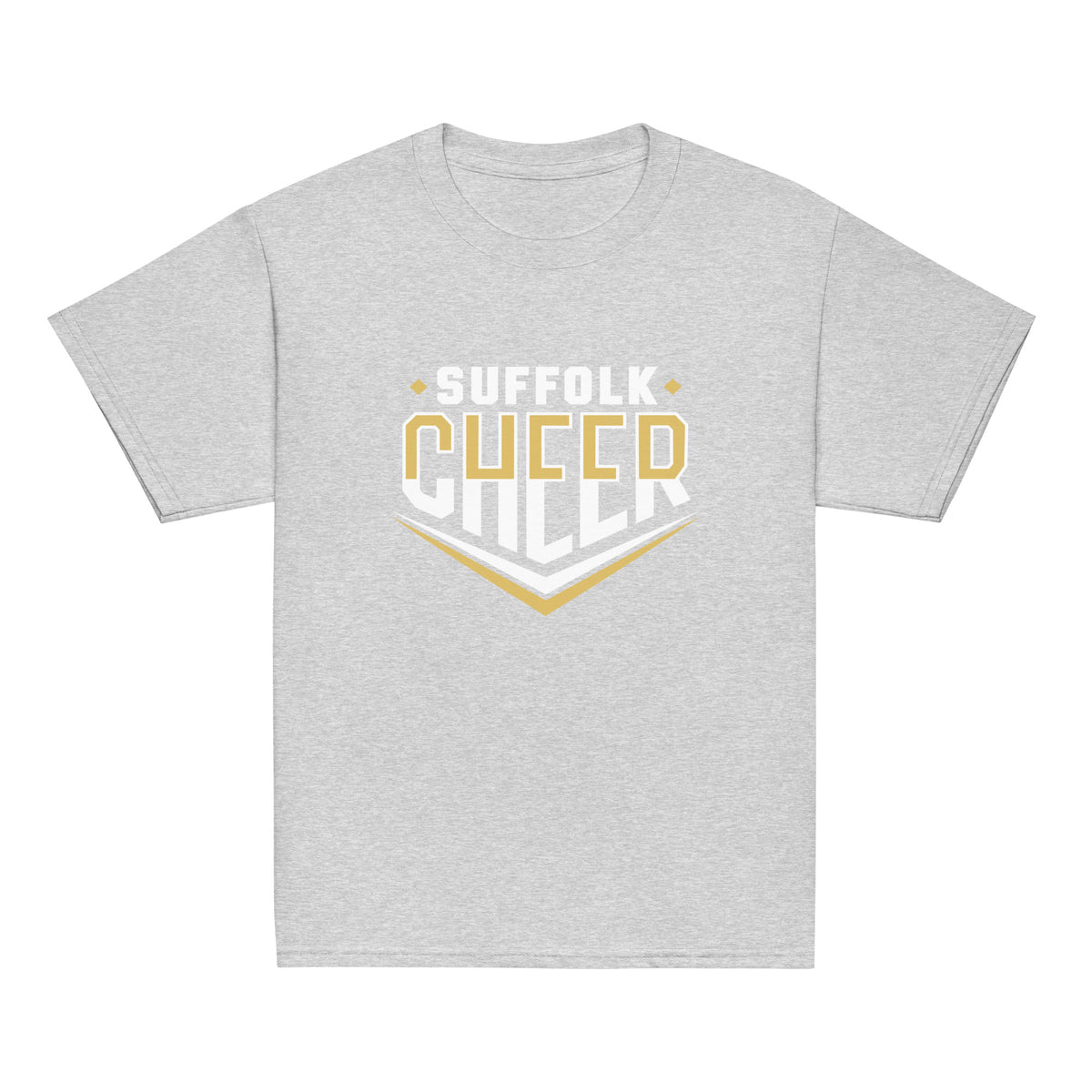Classic | Youth T Shirt | Suffolk University Cheerleading | Emblem Logo