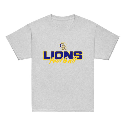 Classic | Youth T Shirt | Chestnut Ridge Lions Football | Vanguard Logo