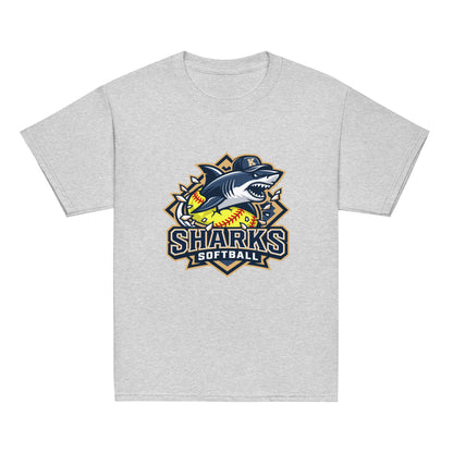 Classic | Youth T Shirt | Sharks Diamond Sports | Crest Logo