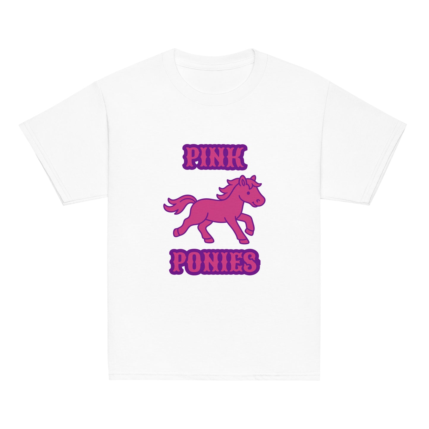 Classic | Youth T Shirt | Pink Pony Athletic Club | Emblem Logo