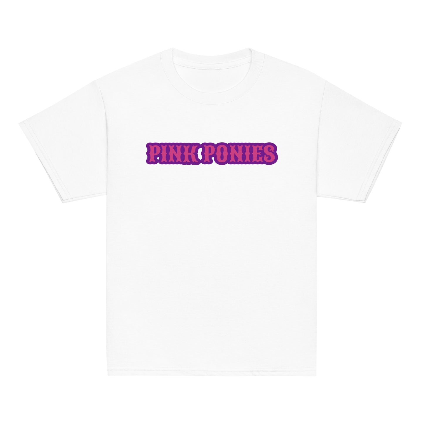 Classic | Youth T Shirt | Pink Pony Athletic Club | Script Logo