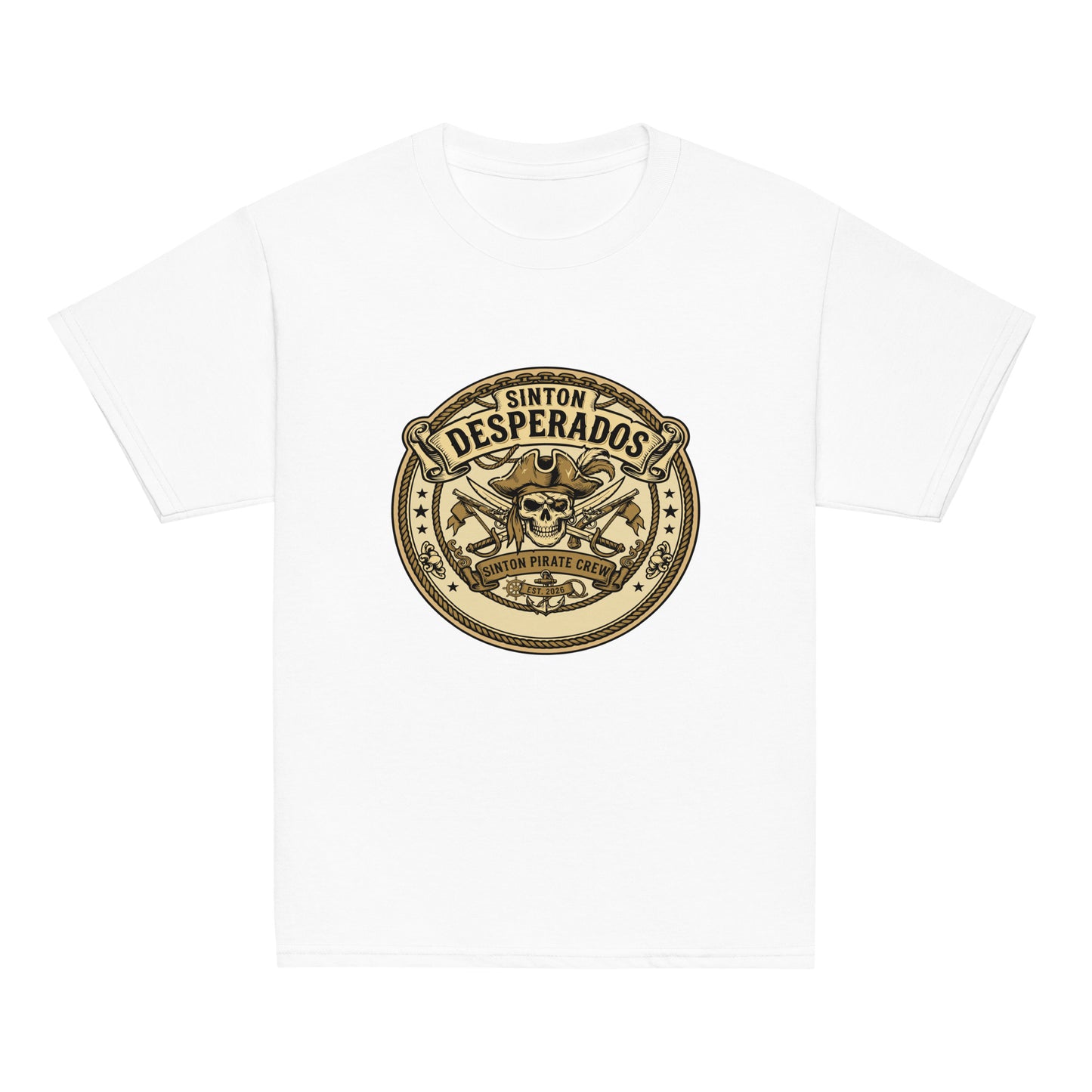 Classic | Youth T Shirt | Sinton Desperados Baseball | Badge Logo