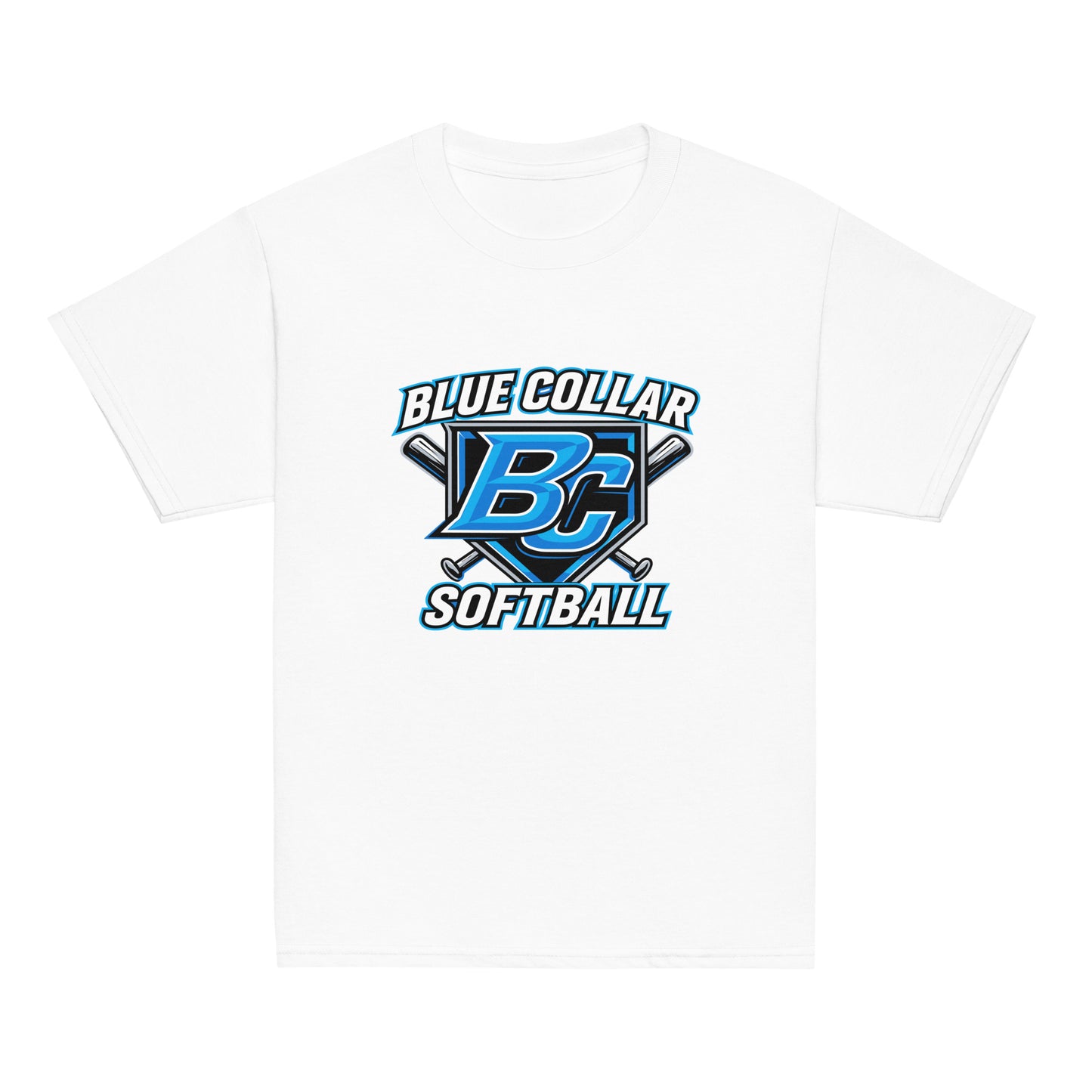 Classic | Youth T Shirt | Blue Collar Softball 2034 | Shield Logo