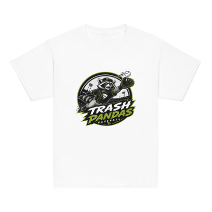 Classic | Youth T Shirt | Trash Pandas Baseball Organization | Emblem Logo