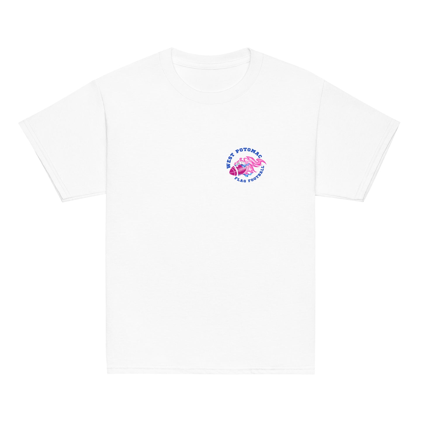 Classic | Youth T Shirt | West Potomac Flag Football | Emblem Logo