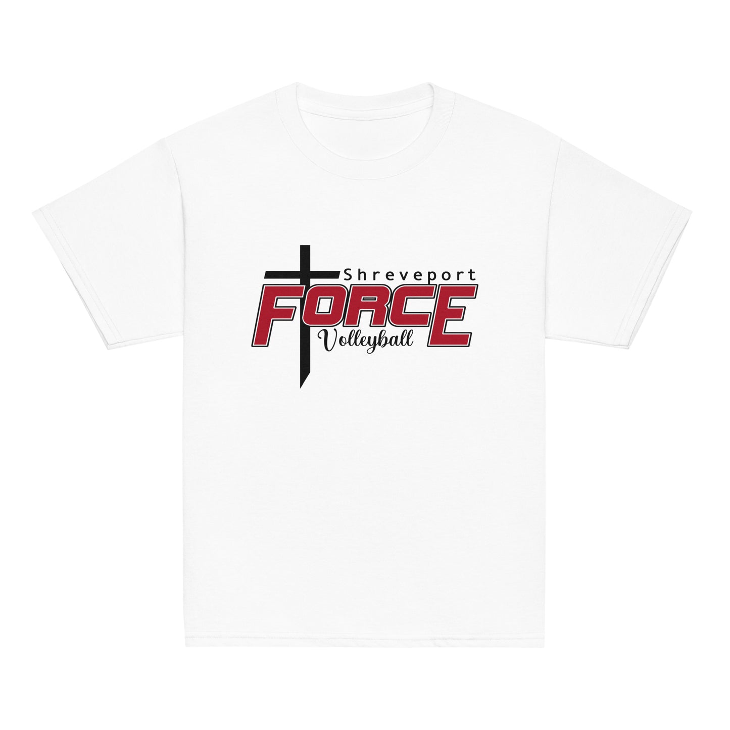Classic | Youth T Shirt | Shreveport Force Volleyball | Crest Logo