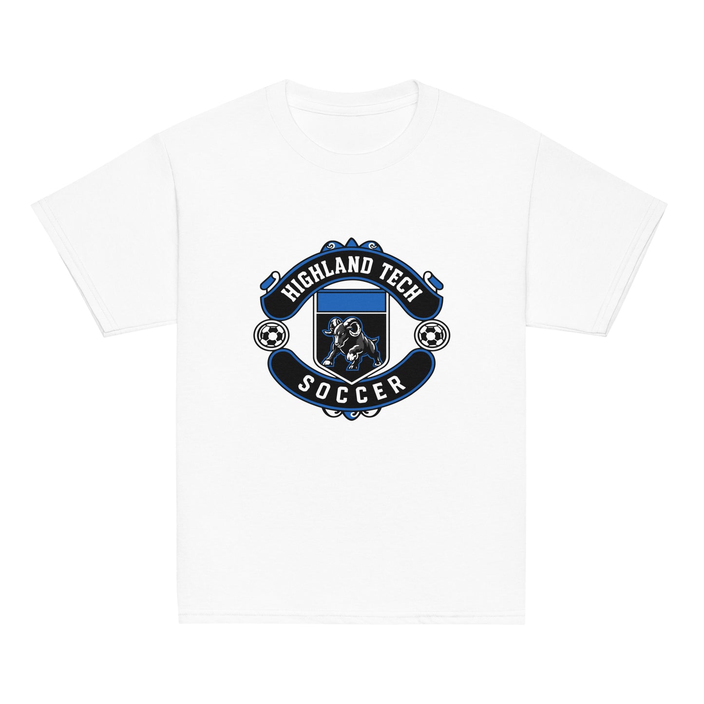Classic | Youth T Shirt | Highland Soccer | Emblem Logo