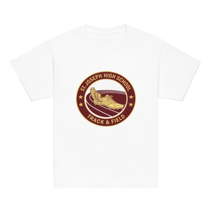 Classic | Youth T Shirt | St. Joseph High School - Track & Field | Badge Logo