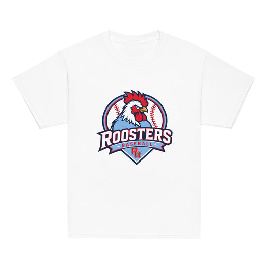Classic | Youth T Shirt | Rooster Nation | Athletic Crest Logo