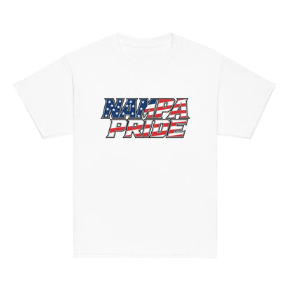 Classic | Youth T Shirt | Nampa Pride | Modern Script Logo