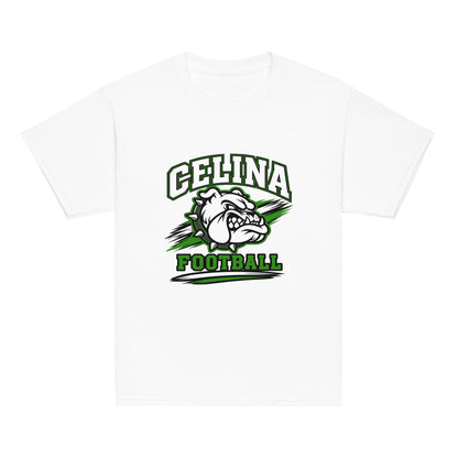 Classic | Youth T Shirt | Celina Black Football | Emblem Logo