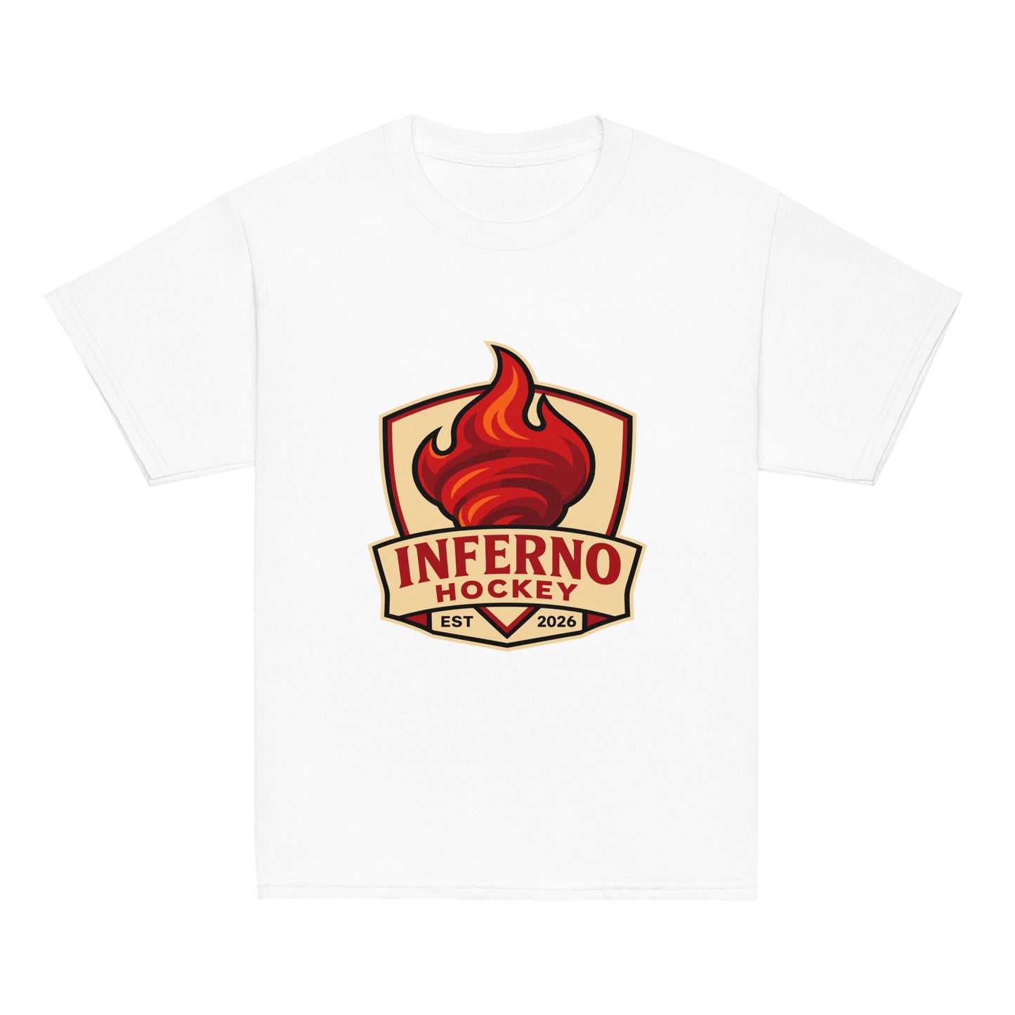 Classic | Youth T Shirt | Inferno Hockey | Crest Logo