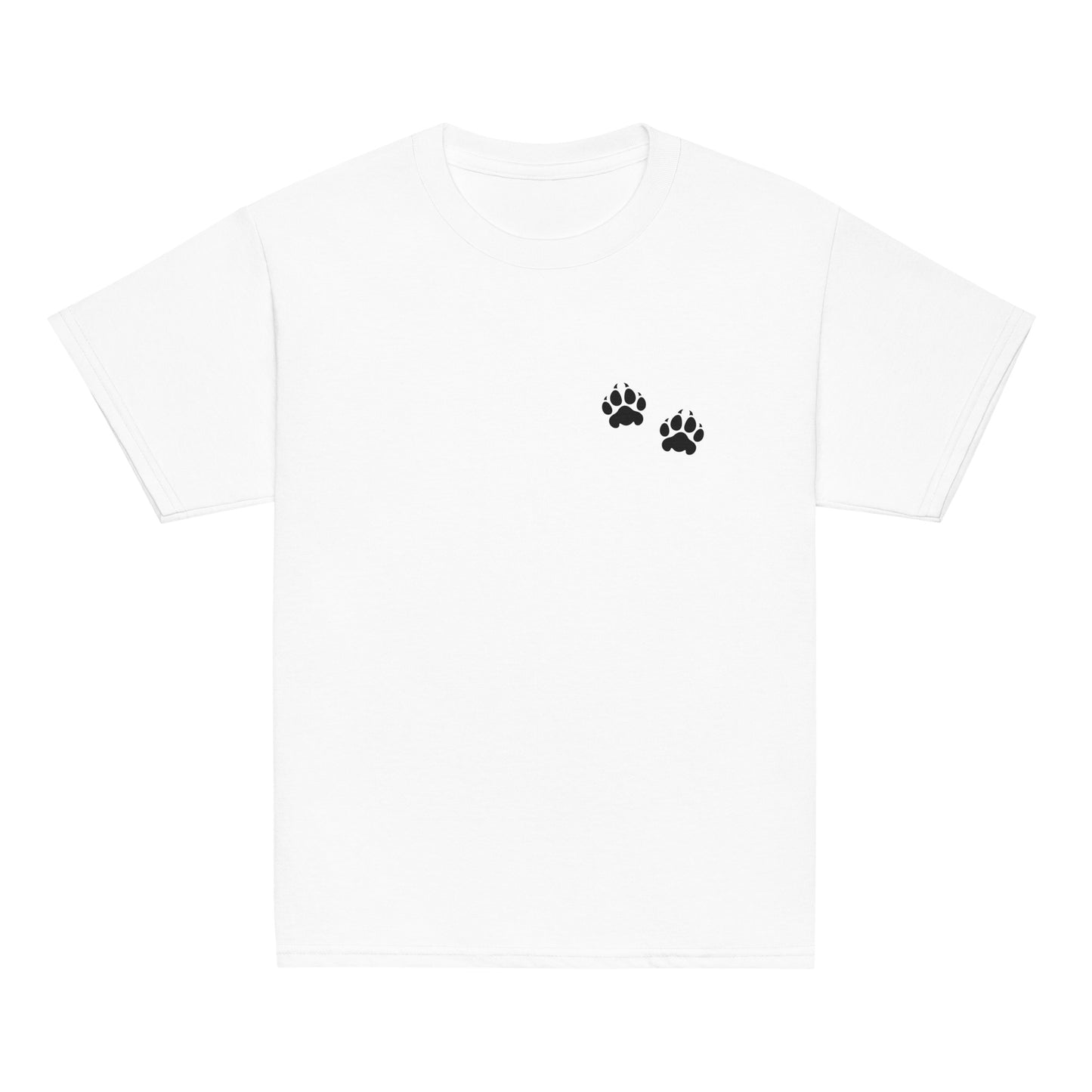 Classic | Youth T Shirt | Orange Wave Marching Band | Paw Mark Logo