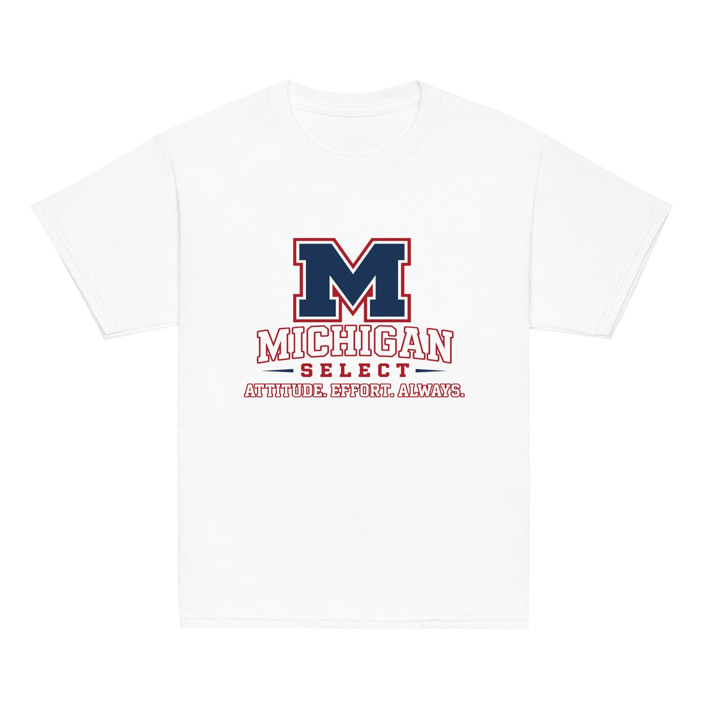 Classic | Youth T Shirt | Michigan Select Baseball | Crest Logo