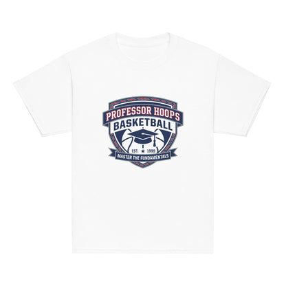 Classic | Youth T Shirt | Professor Hoops Basketball | Crest Logo