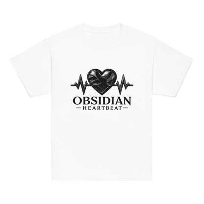 Classic | Youth T Shirt | Obsidian Heartbeat | Pulse Athletics Logo