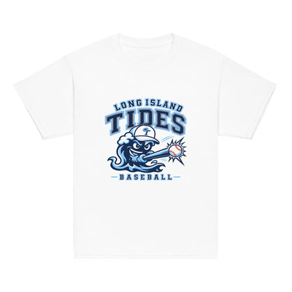 Classic | Youth T Shirt | Long Island Tides Baseball | Valor Logo