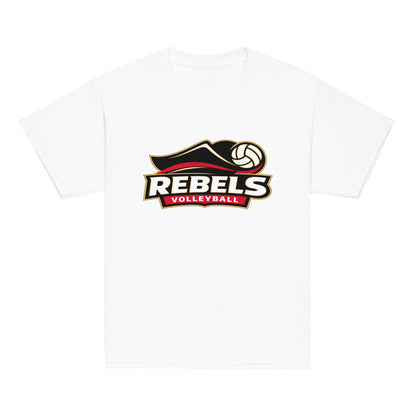 Classic | Youth T Shirt | Rebels Volleyball Club | Crest Logo