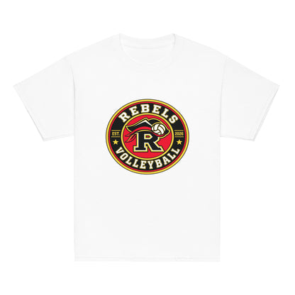 Classic | Youth T Shirt | Rebels Volleyball Club | Badge Logo