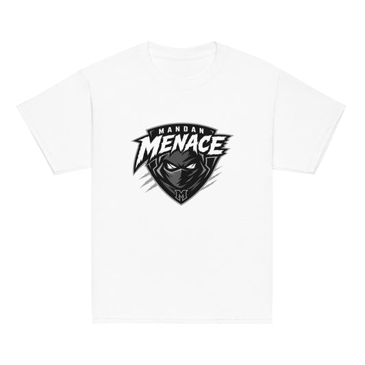 Classic | Youth T Shirt | Mandan Menace | Shield Logo
