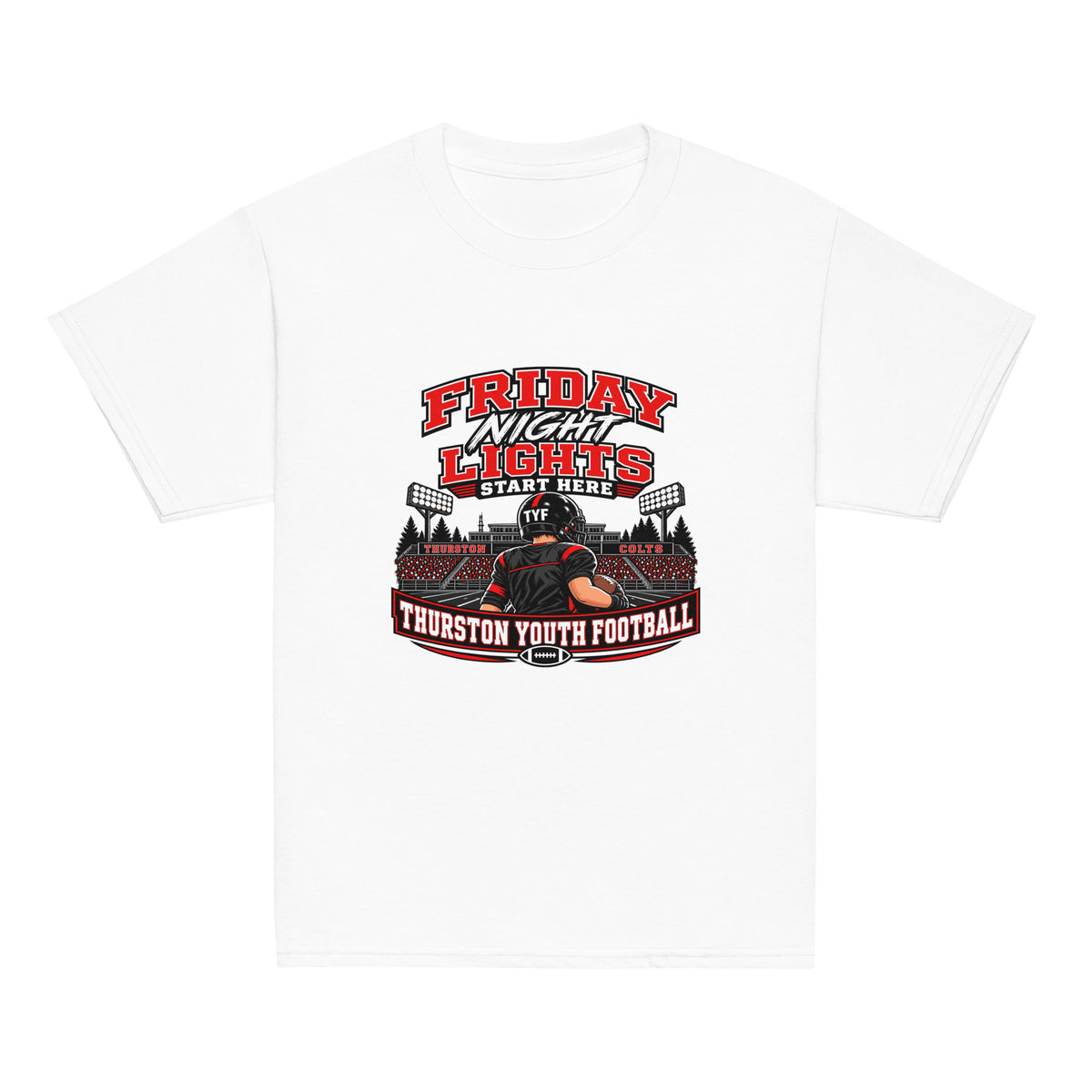 Classic | Youth T Shirt | Thurston Youth Football | Vanguard Logo