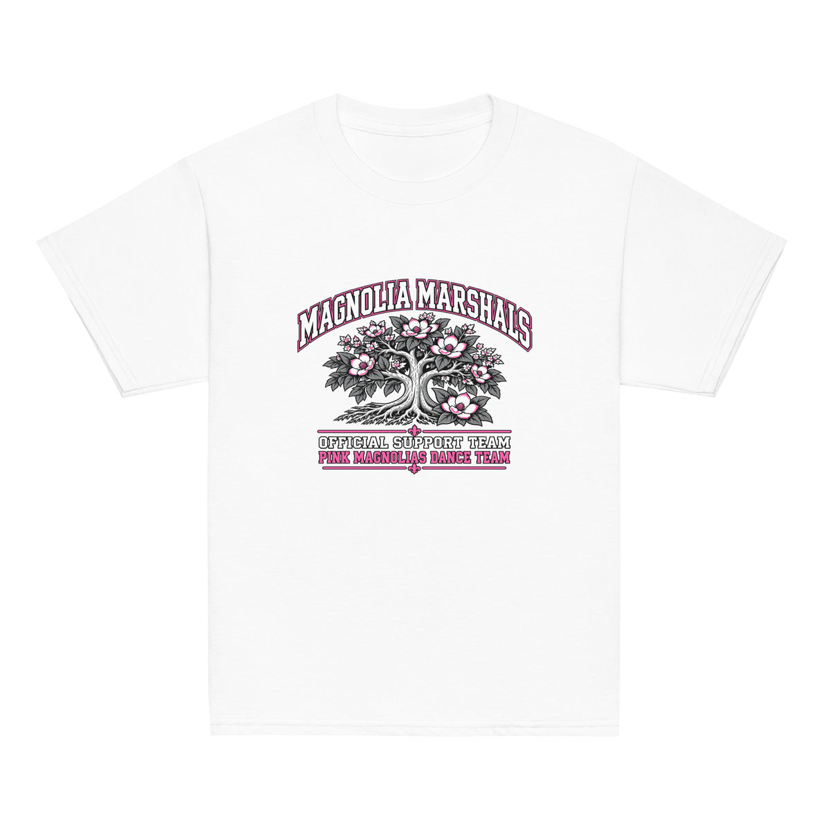 Classic | Youth T Shirt | Pink Magnolias Dance | Crest Logo