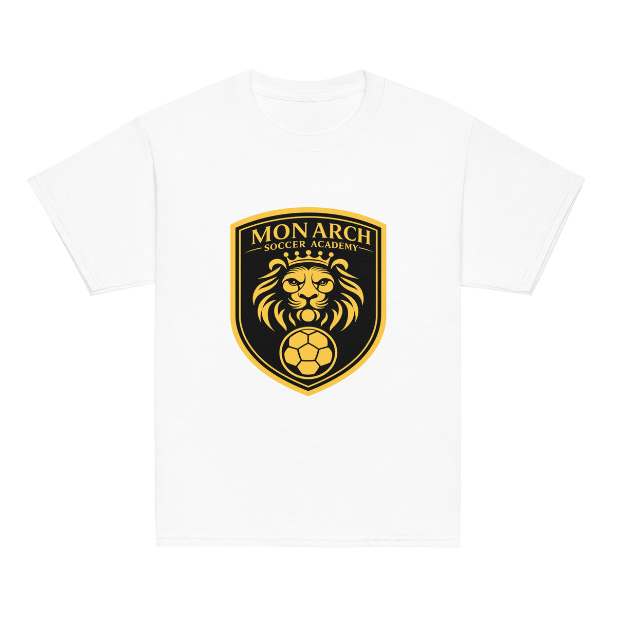 Classic | Youth T Shirt | Monarch Soccer Academy | Shield Logo