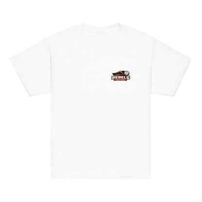 Classic | Youth T Shirt | Rebels Volleyball Club | Crest Logo