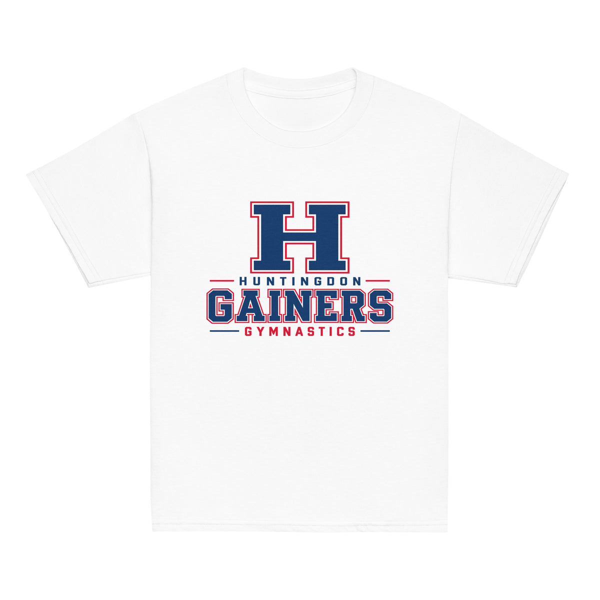 Classic | Youth T Shirt | HCC Gymnastics | Gainers Emblem Logo