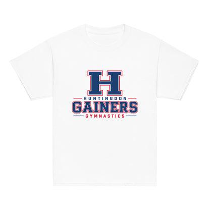 Classic | Youth T Shirt | HCC Gymnastics | Gainers Emblem Logo