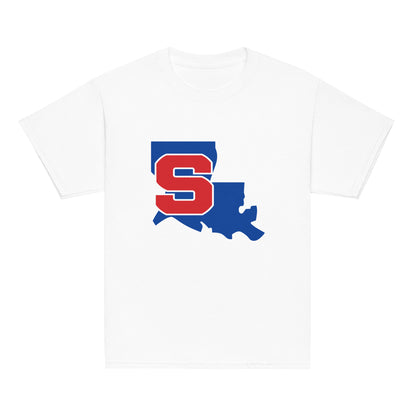 Classic | Youth T Shirt | Louisiana Slam Baseball | Crest Logo