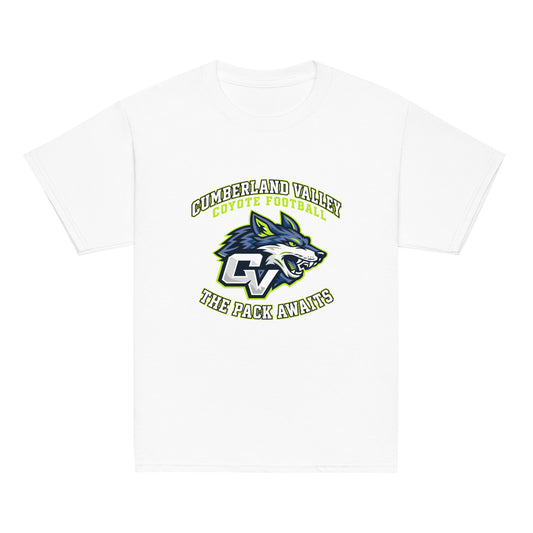 Classic | Youth T Shirt | Cumberland Valley Coyotes Football | Emblem Logo